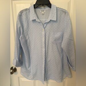 Old Navy Blue Star Pattern Shirt